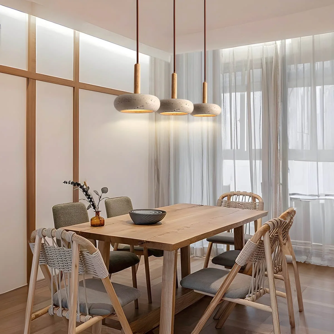 Ardena | Beton-Holz Pendelleuchte