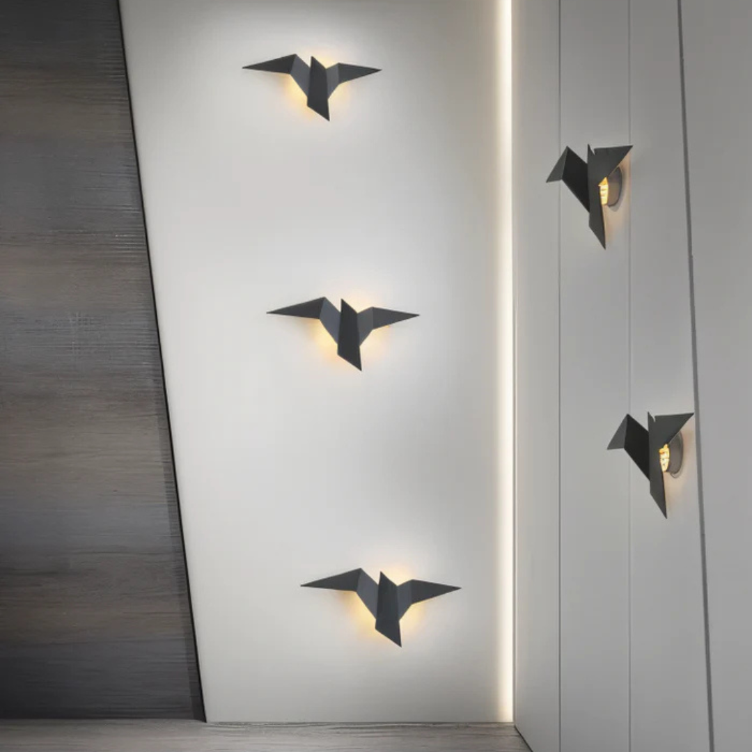 Aviora | LED Wandleuchte in Vogel-Design