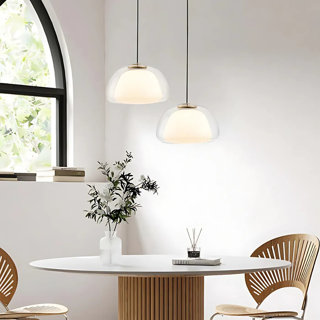 Wohnzimmer Glas Hängelampe | Moderne Deckenleuchte für Esstisch