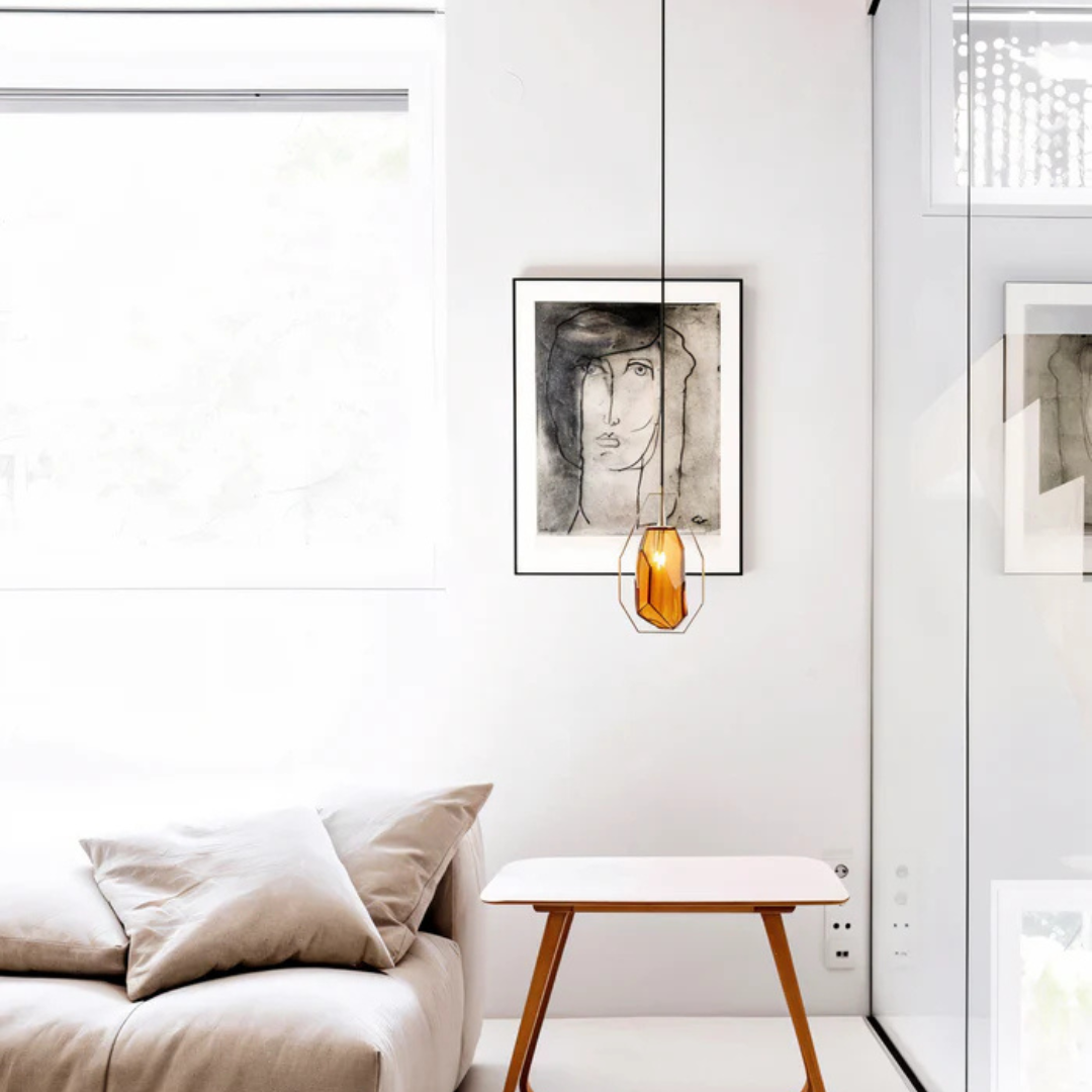 Elaris | Geometrische Glas Pendelleuchte