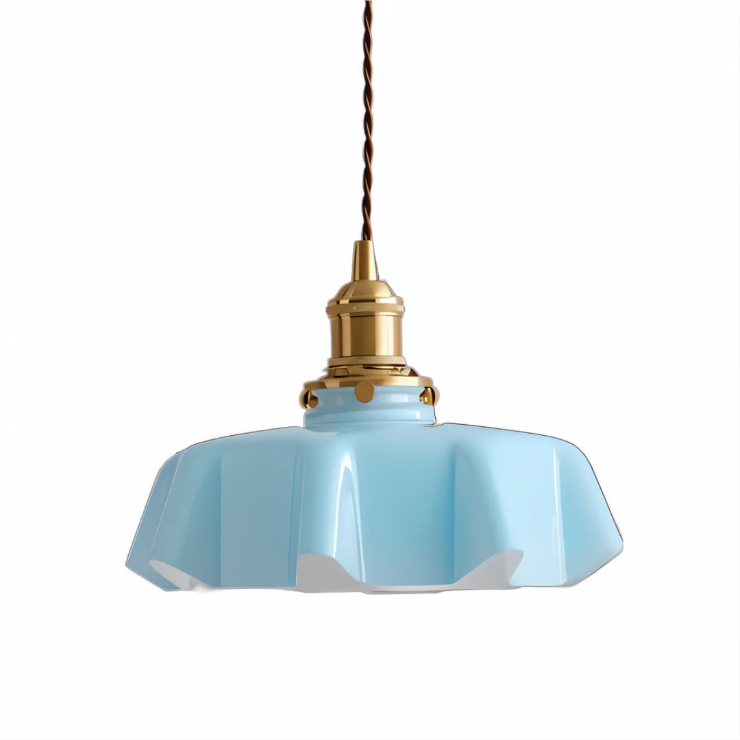 Liora | Glas Pendelleuchte Retro