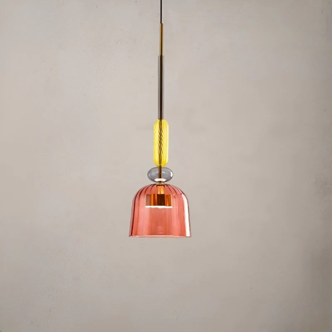 Vitrina | LED Pendelleuchte bunt aus Glas