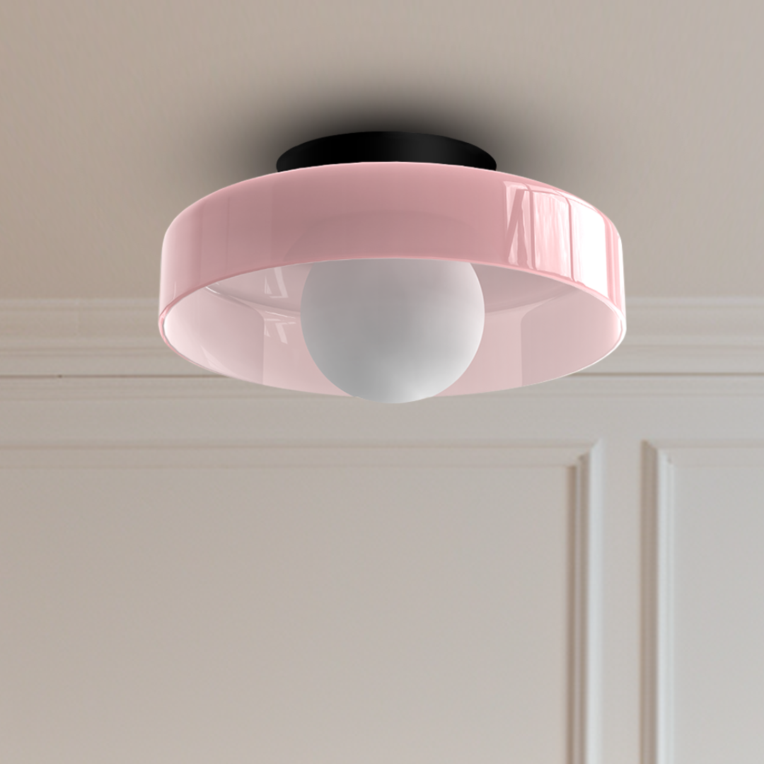Rosira | Deckenleuchte modern rund aus Glas