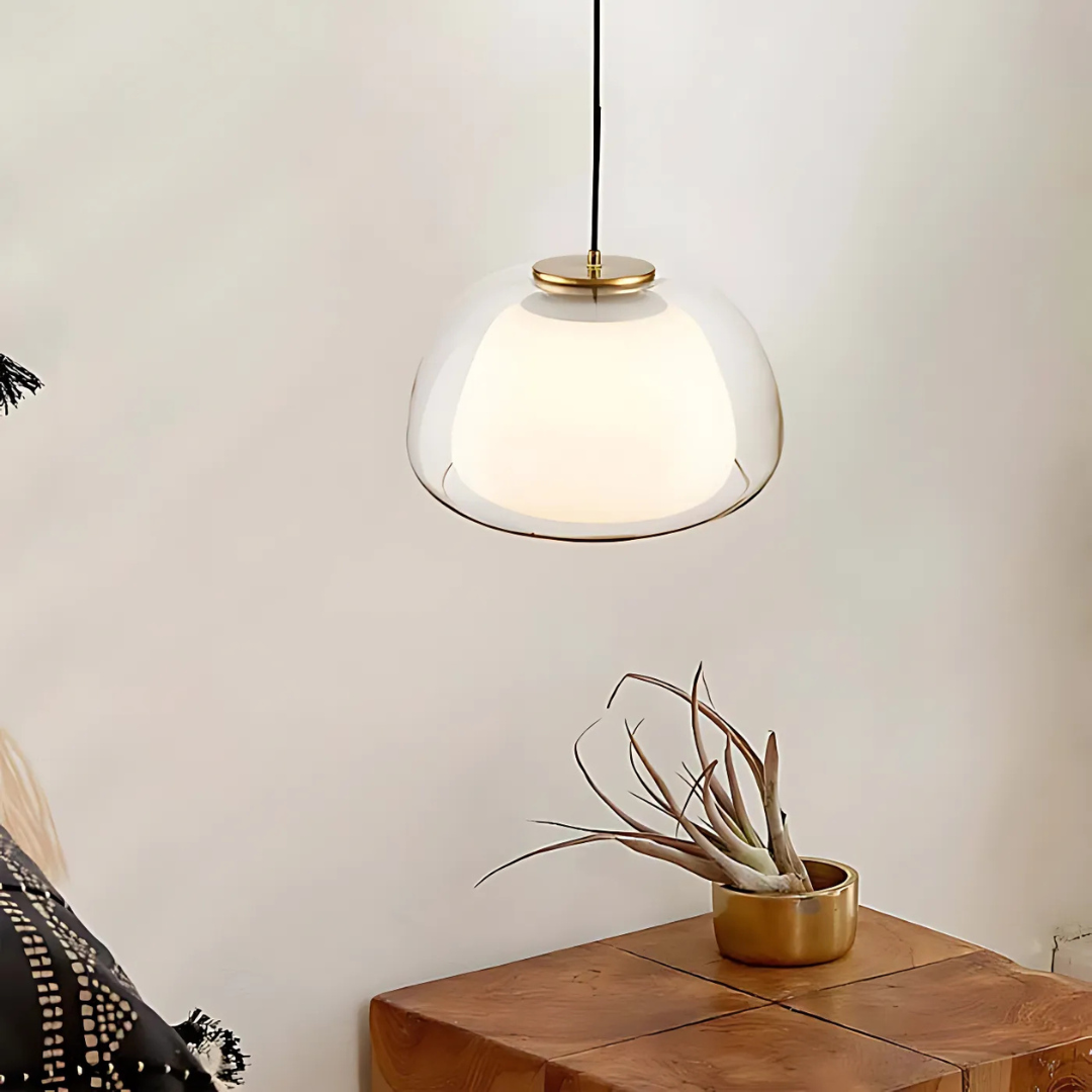 Wohnzimmer Glas Hängelampe | Moderne Deckenleuchte für Esstisch