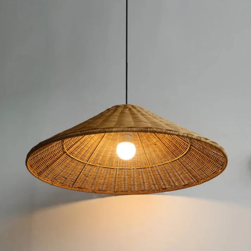 Ravena | Pendelleuchte im Rattandesign
