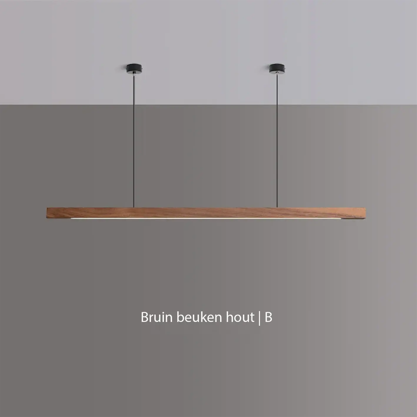 Cedira | Pendelleuchte im Holzleisten-Design