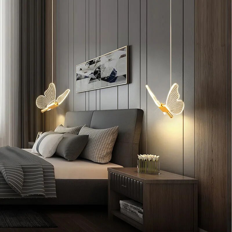 Fluvia | LED-Pendelleuchte in Schmetterlingsform