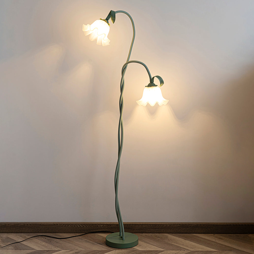 Bloomora | Blühende Design-Stehlampe