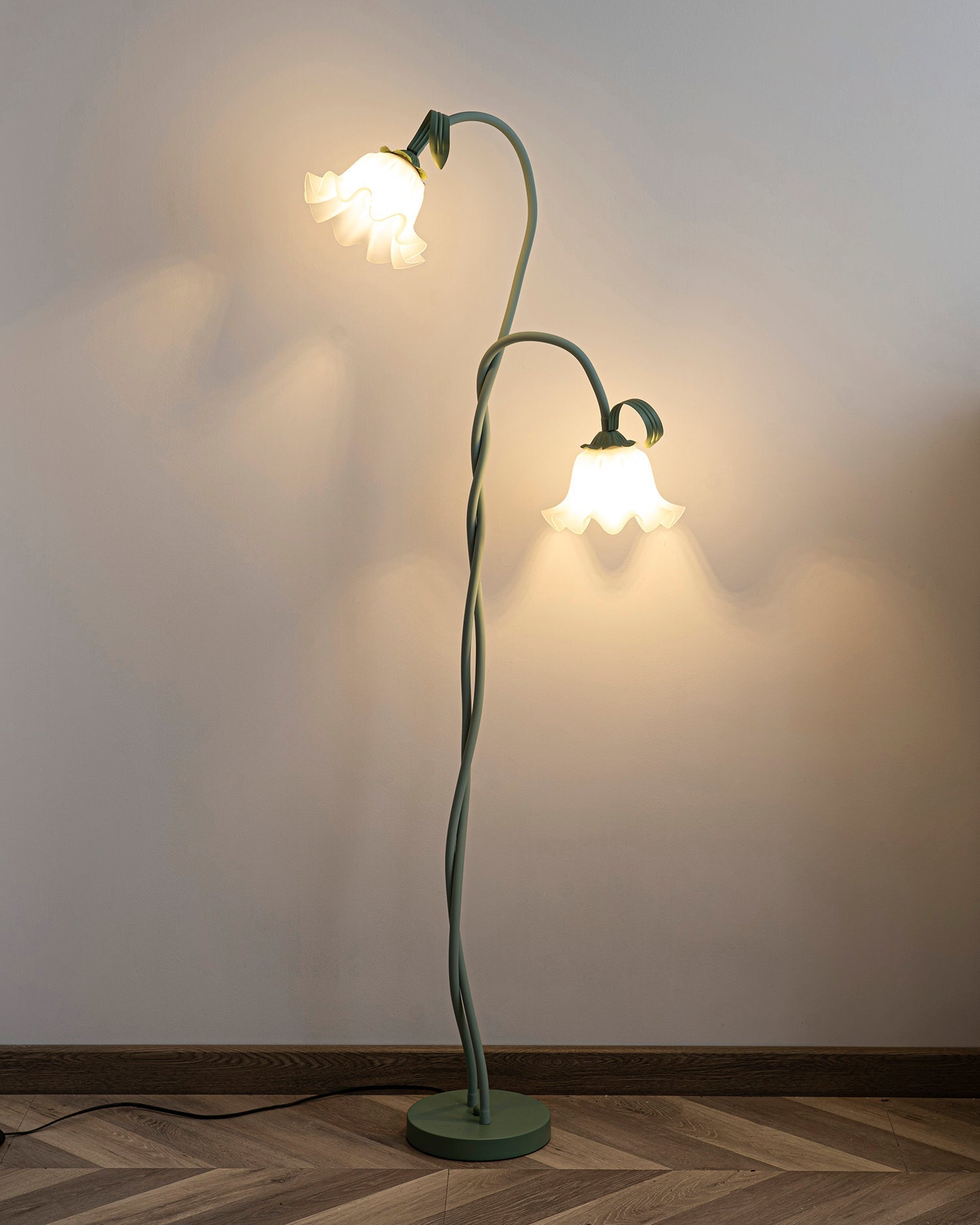 Bloomora | Blühende Design-Stehlampe