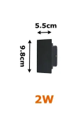 Ardent | Moderne Vertikale LED-Wandleuchte