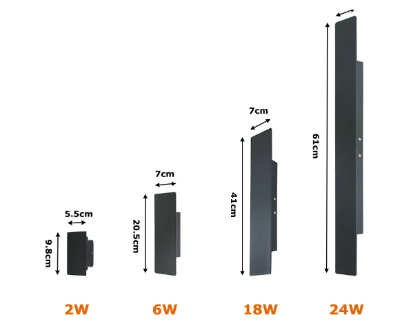 Ardent | Moderne Vertikale LED-Wandleuchte