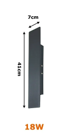 Ardent | Moderne Vertikale LED-Wandleuchte
