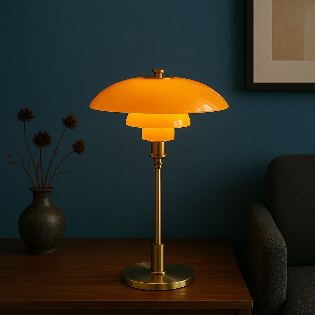 Aurivio | Tischleuchte im Retro-Design