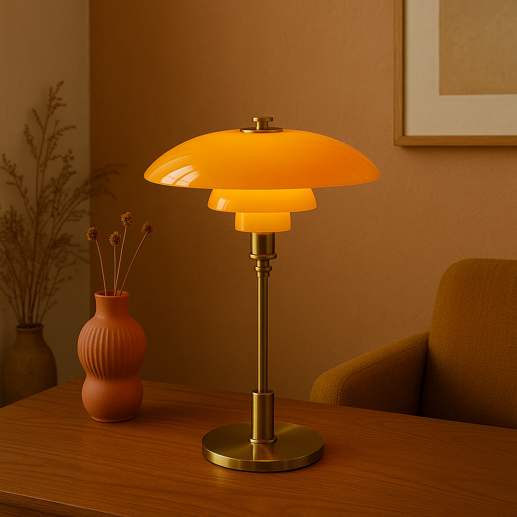 Aurivio | Tischleuchte im Retro-Design