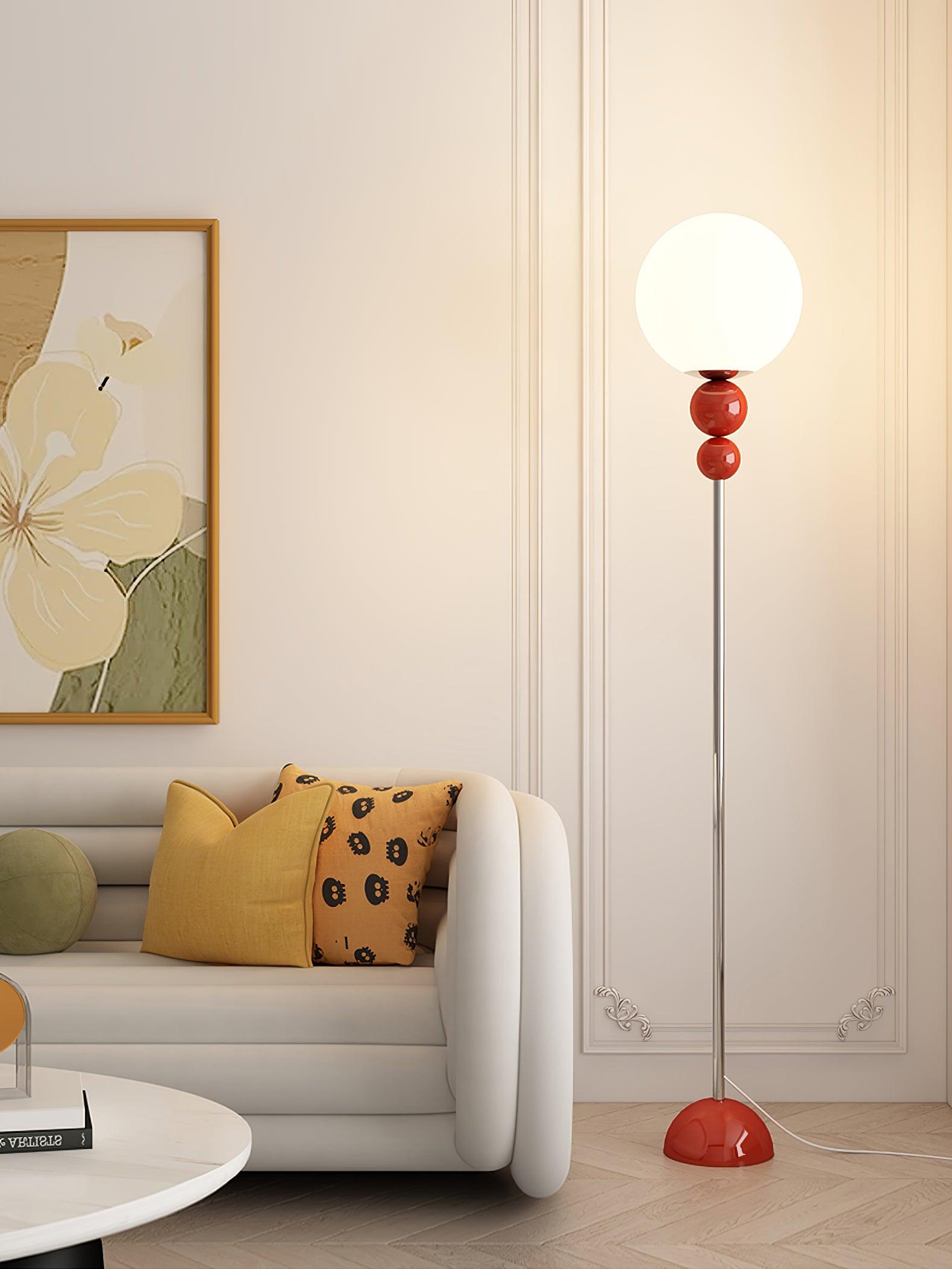 Marbelle | Retro Stehleuchte mit Kugel-Design