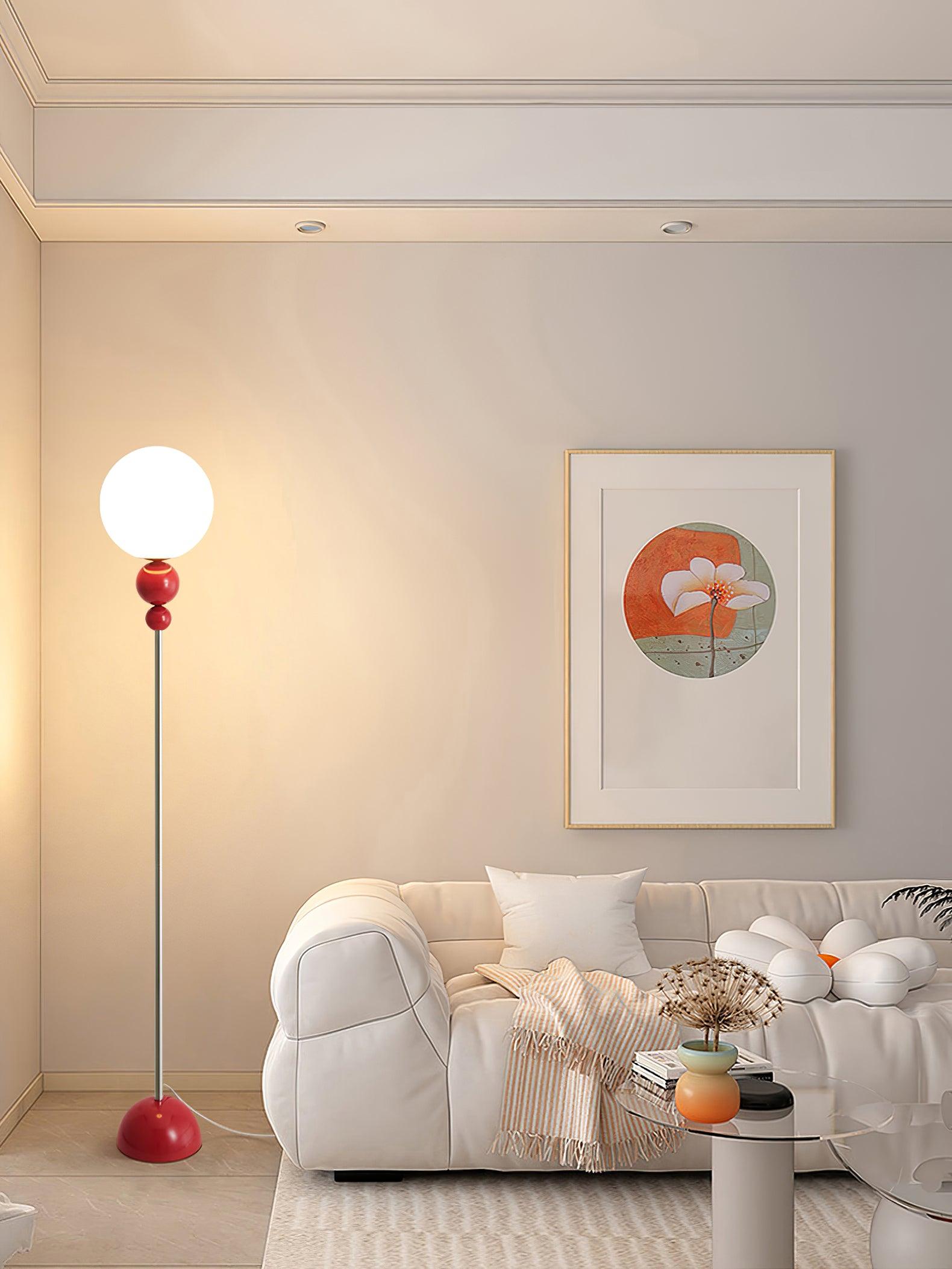 Marbelle | Retro Stehleuchte mit Kugel-Design