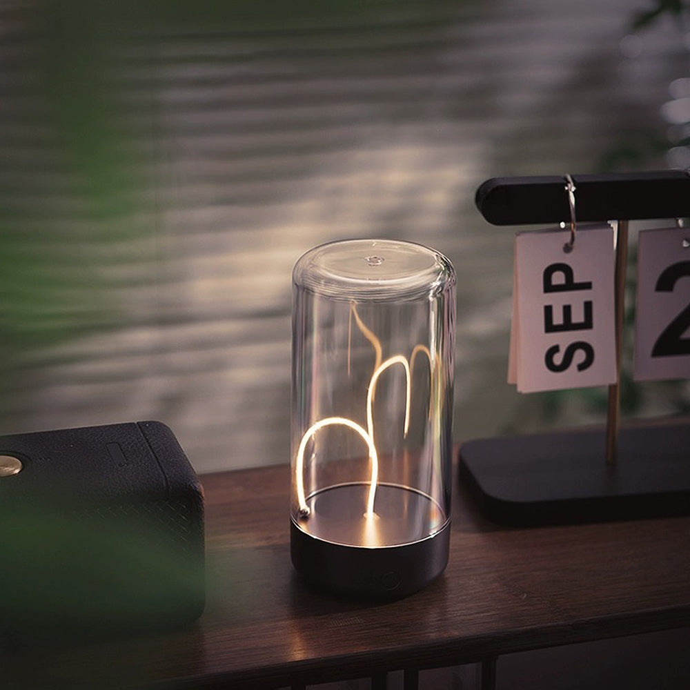 Lurevia | LED Tischlampe im Zylinderdesign
