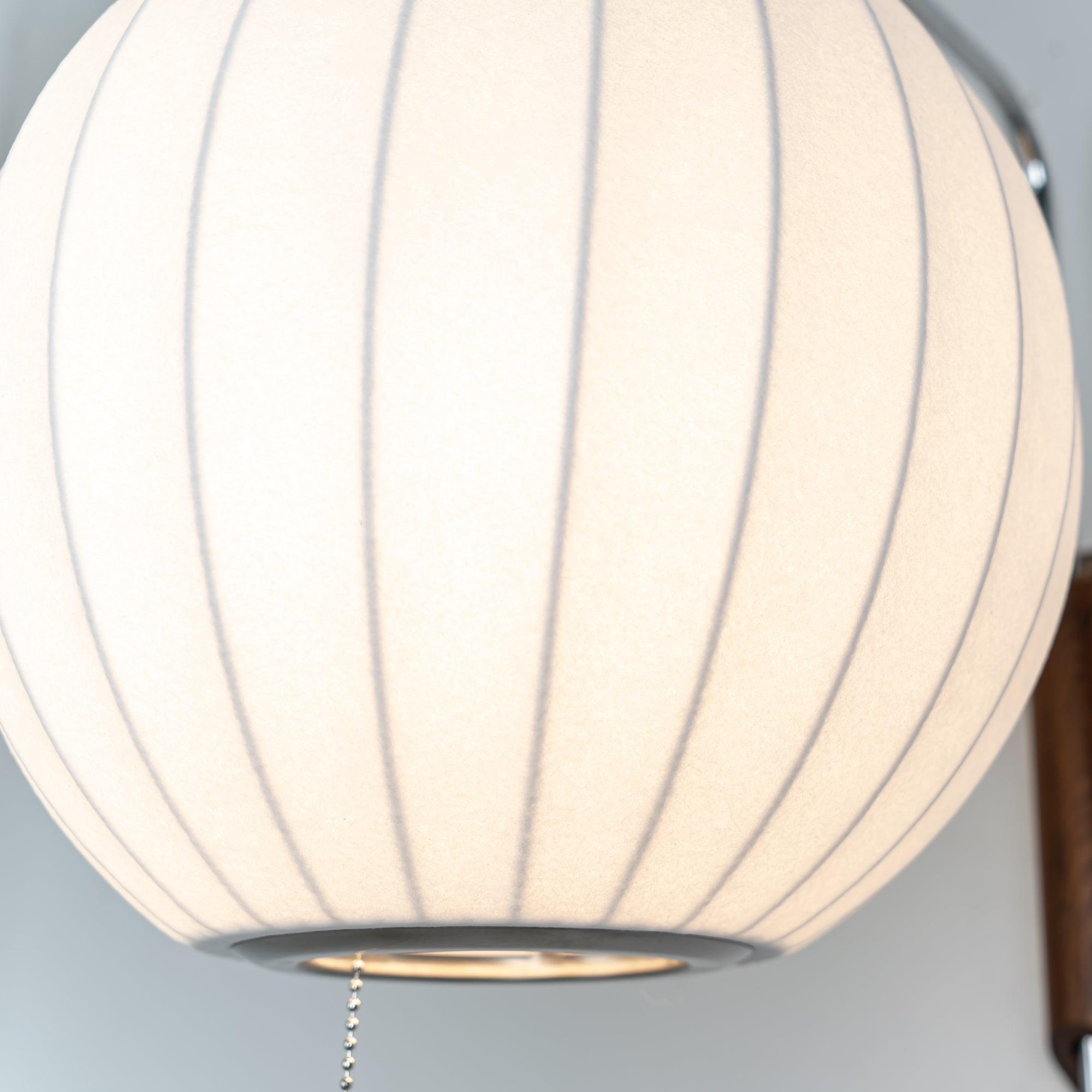 Eryvia | Stoff Oval Wandleuchte