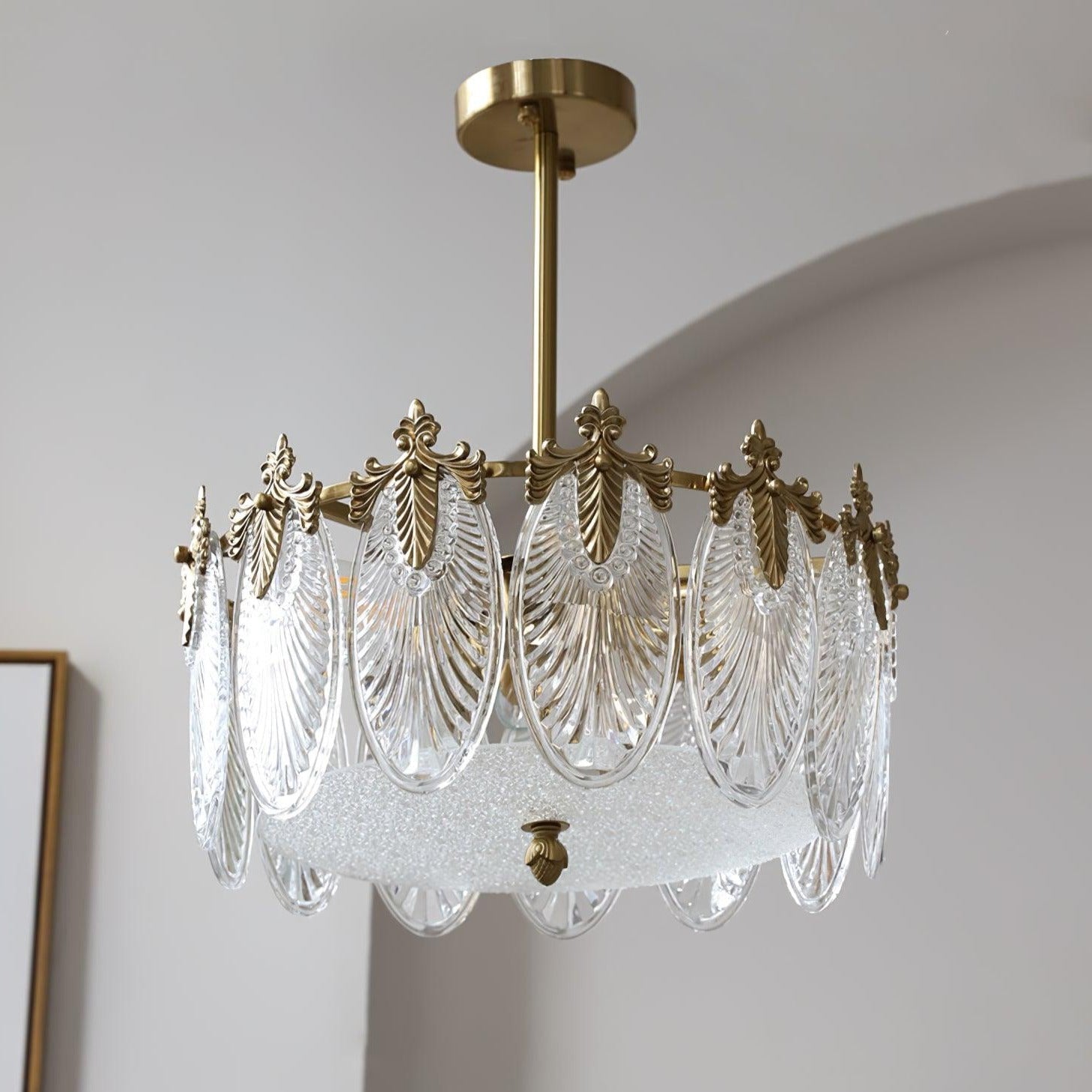 Velmira – LED Deckenlampe mit Glasornamenten