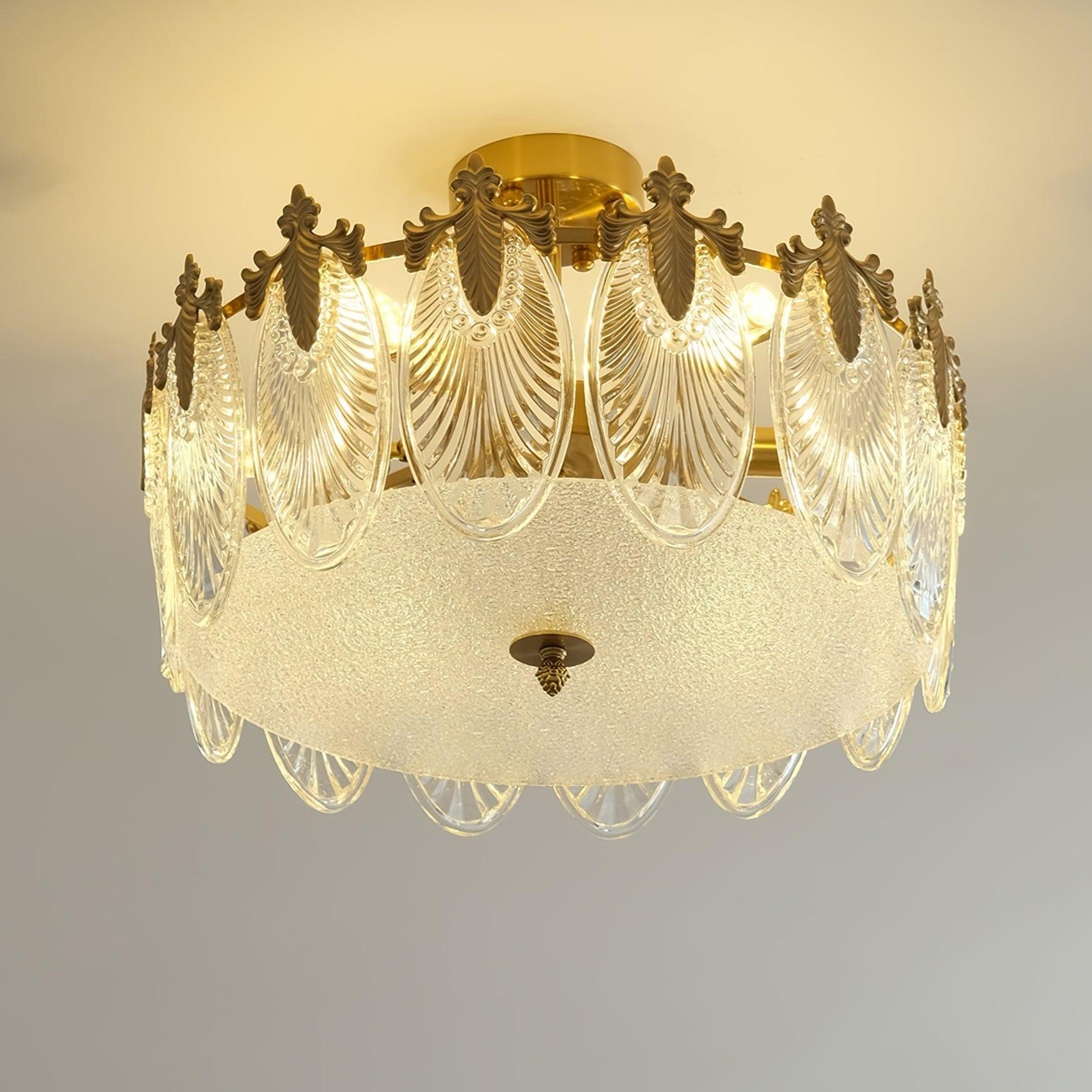 Velmira – LED Deckenlampe mit Glasornamenten