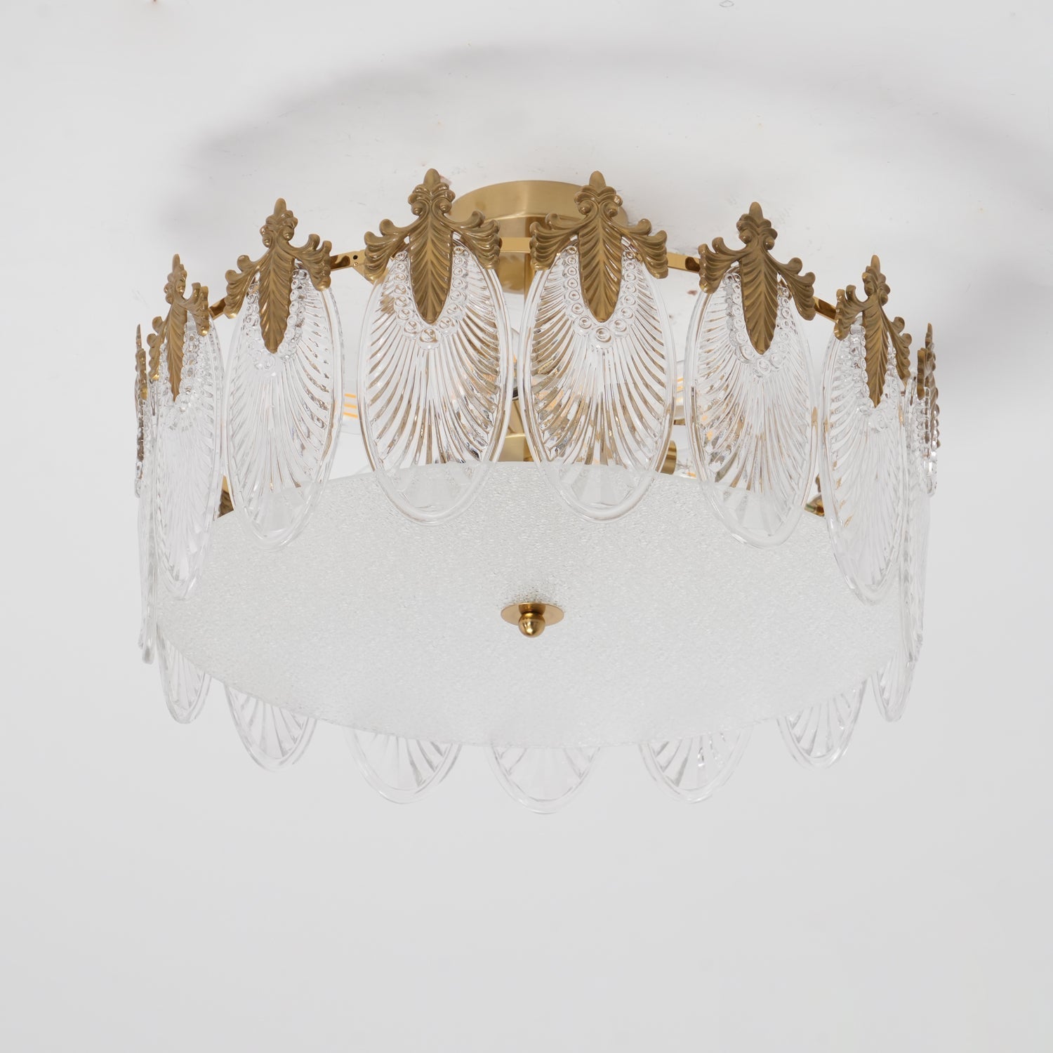Velmira – LED Deckenlampe mit Glasornamenten