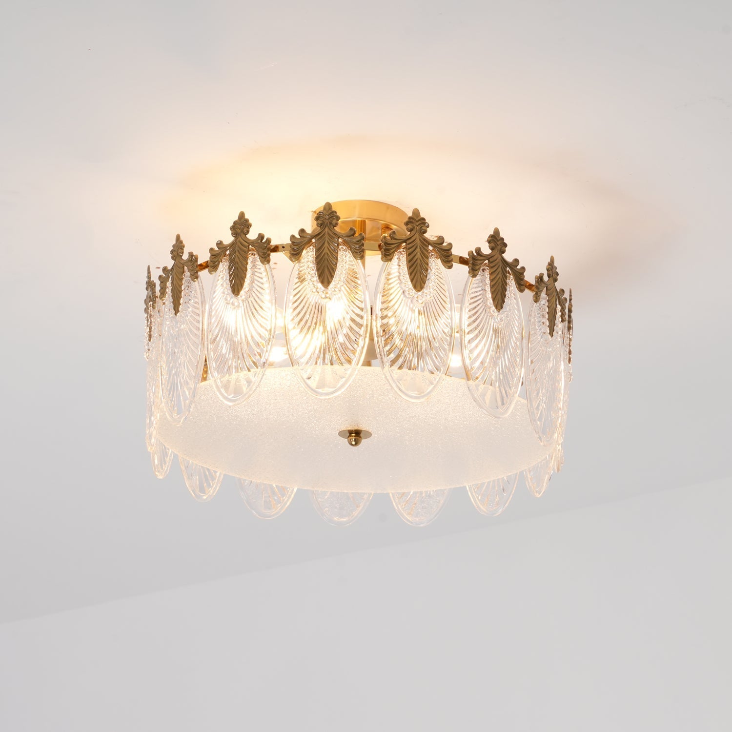 Velmira – LED Deckenlampe mit Glasornamenten