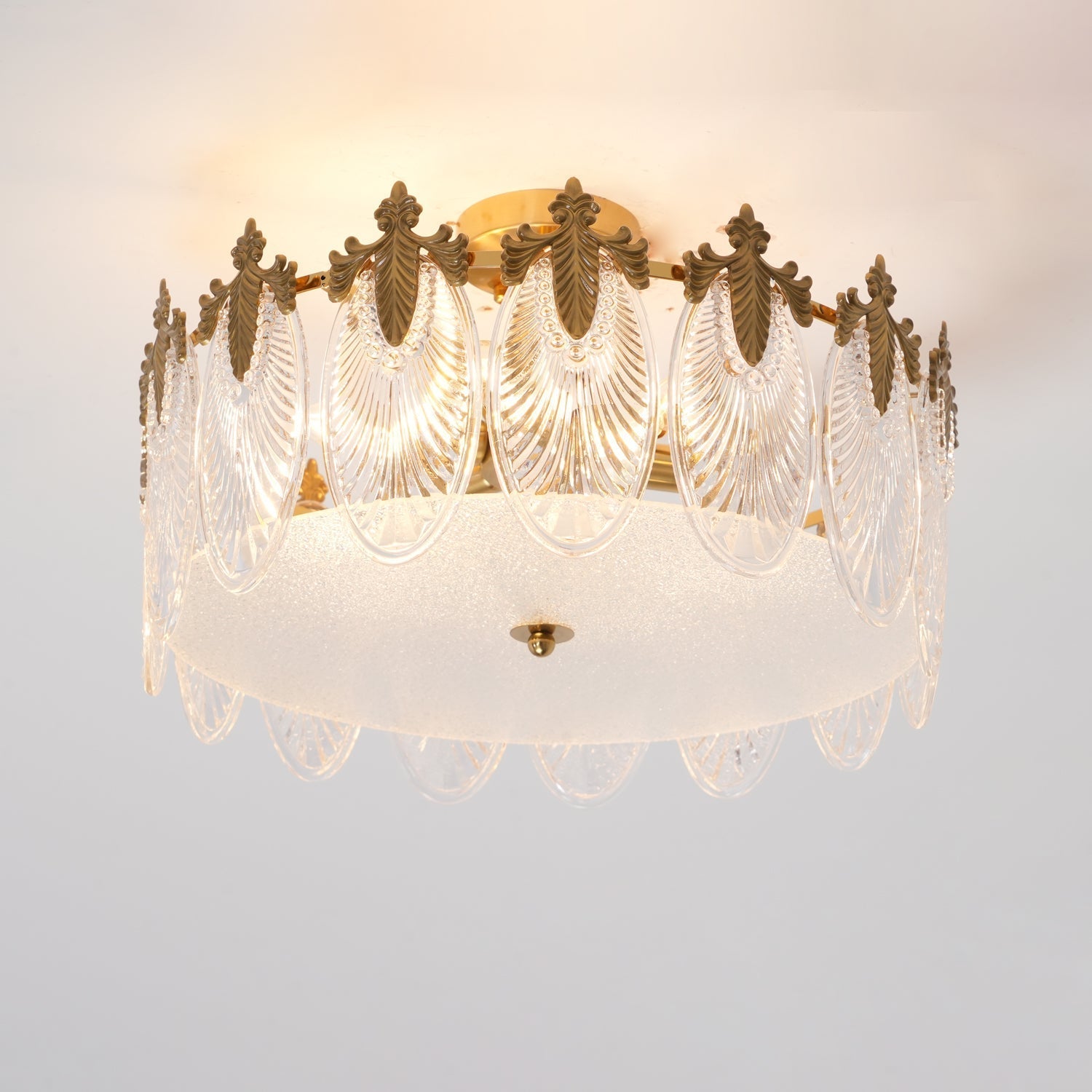 Velmira – LED Deckenlampe mit Glasornamenten
