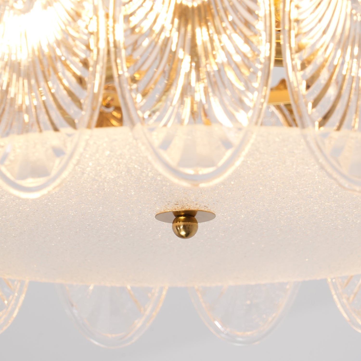 Velmira – LED Deckenlampe mit Glasornamenten