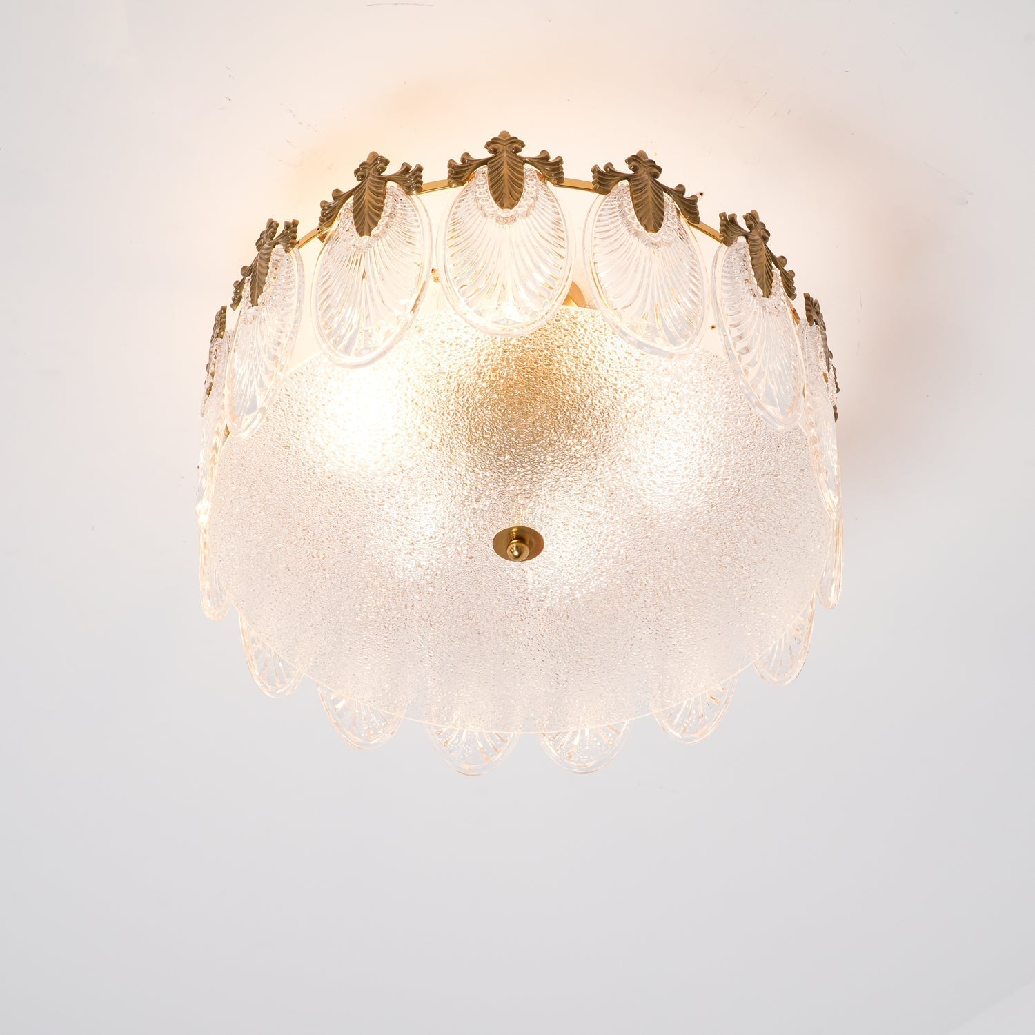 Velmira – LED Deckenlampe mit Glasornamenten