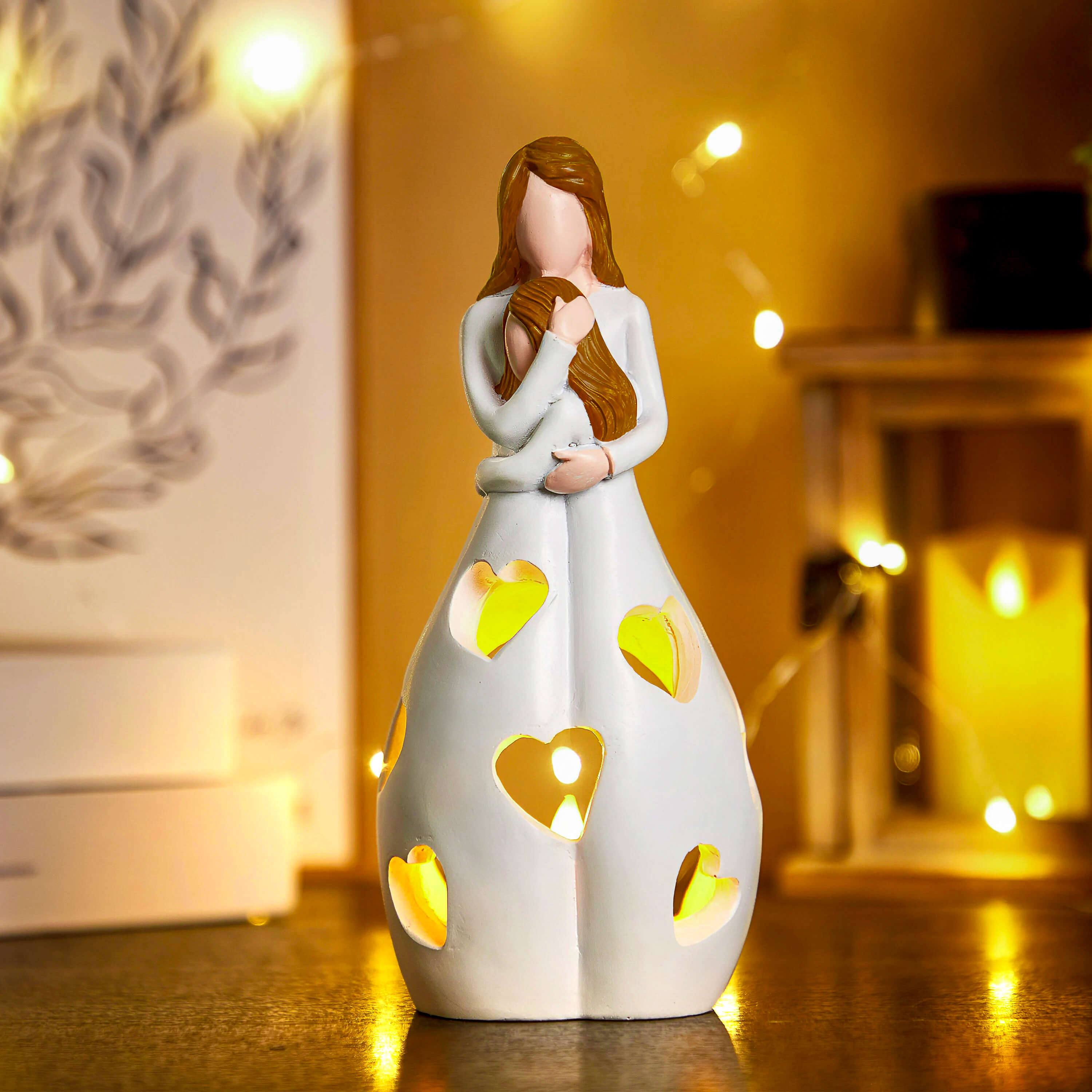 Amoria | Herzfigur Nachtlampe Mutter & Kind
