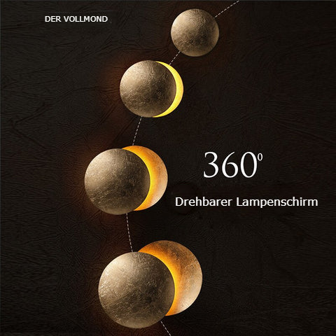 Eclipsera | LED-Wandleuchte im Mond-Design