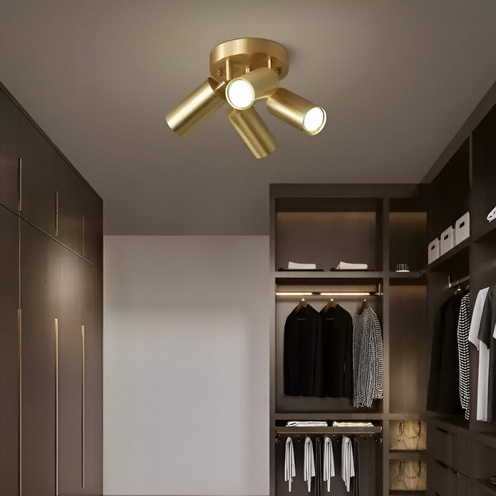 Zenora | Messing LED Deckenleuchte Modernes Design