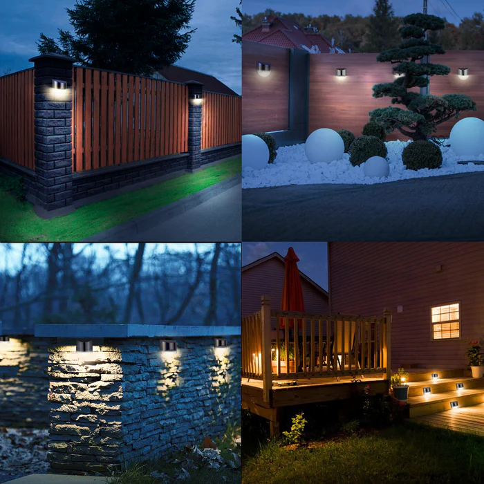 Oryntar | Solar LED Außenwandleuchte