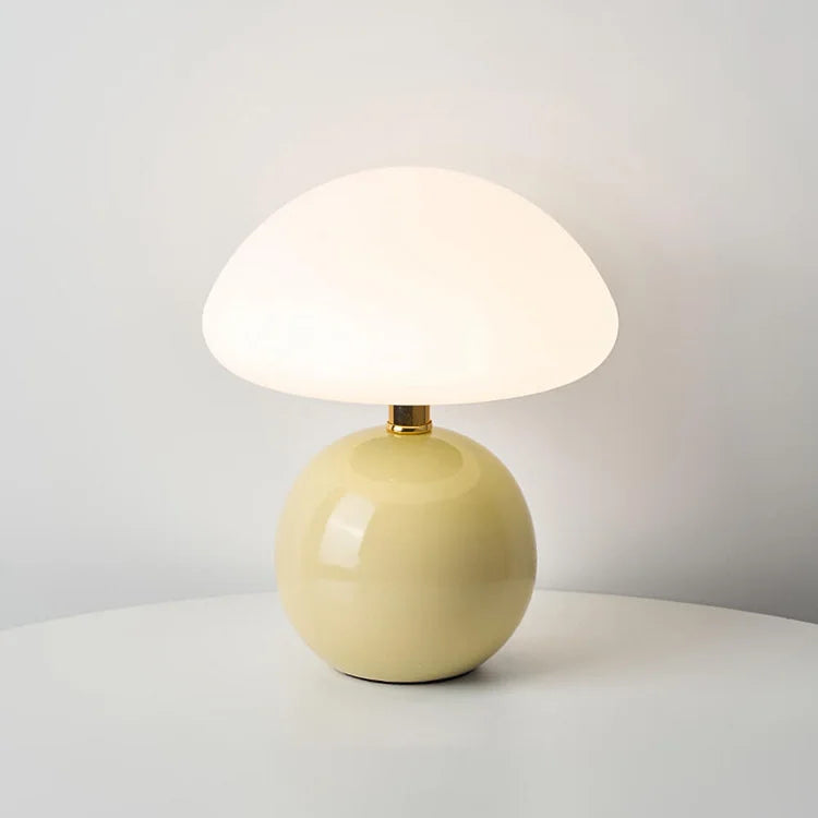 Französisch Creme | Pilz Lampe