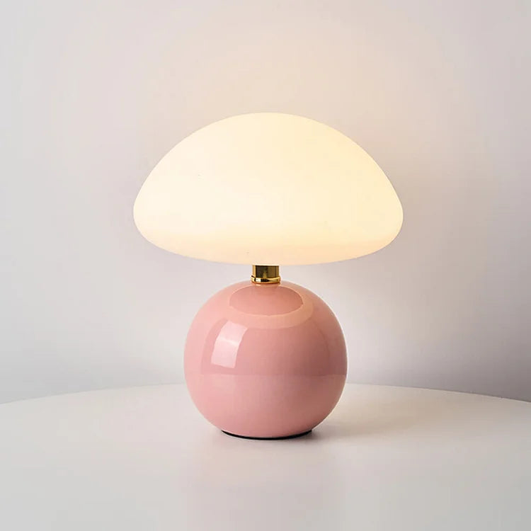Französisch Creme | Pilz Lampe