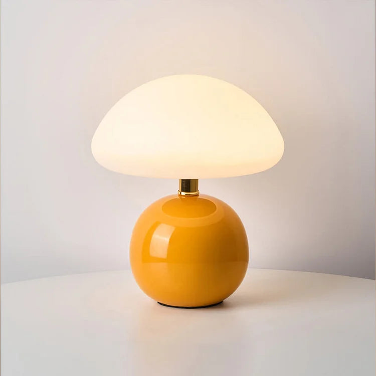 Französisch Creme | Pilz Lampe