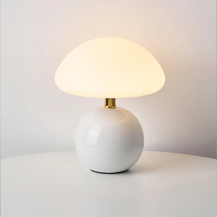Französisch Creme | Pilz Lampe