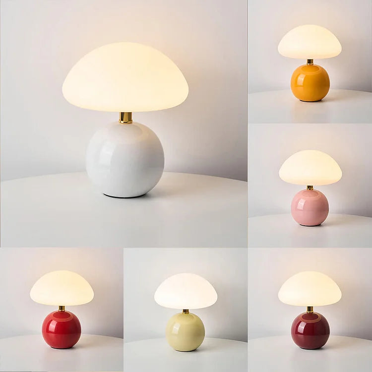 Französisch Creme | Pilz Lampe