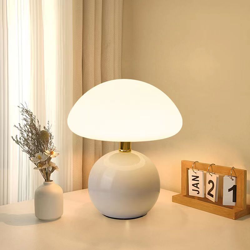 Französisch Creme | Pilz Lampe