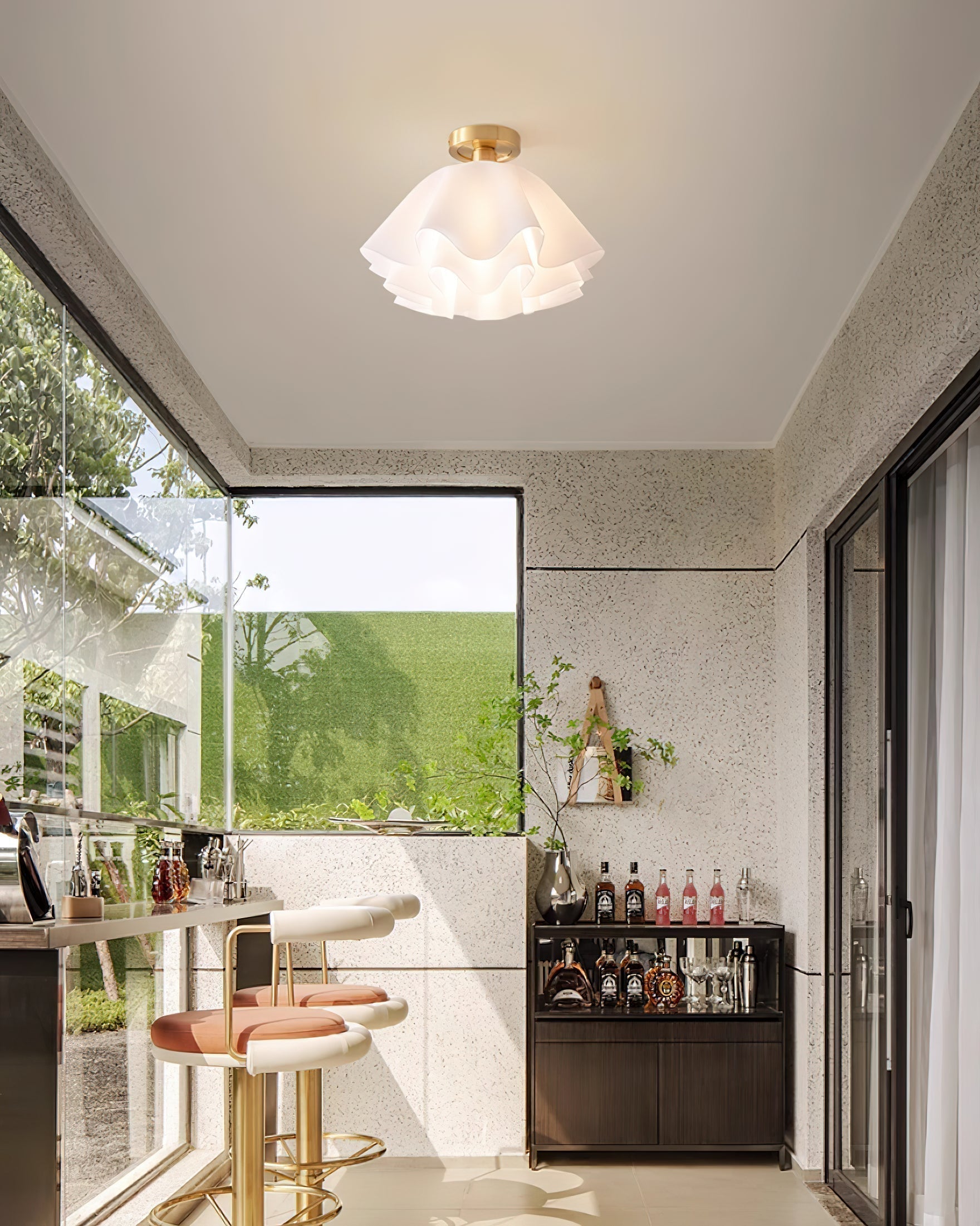 Gailon | Elegante Gefaltete Deckenleuchte