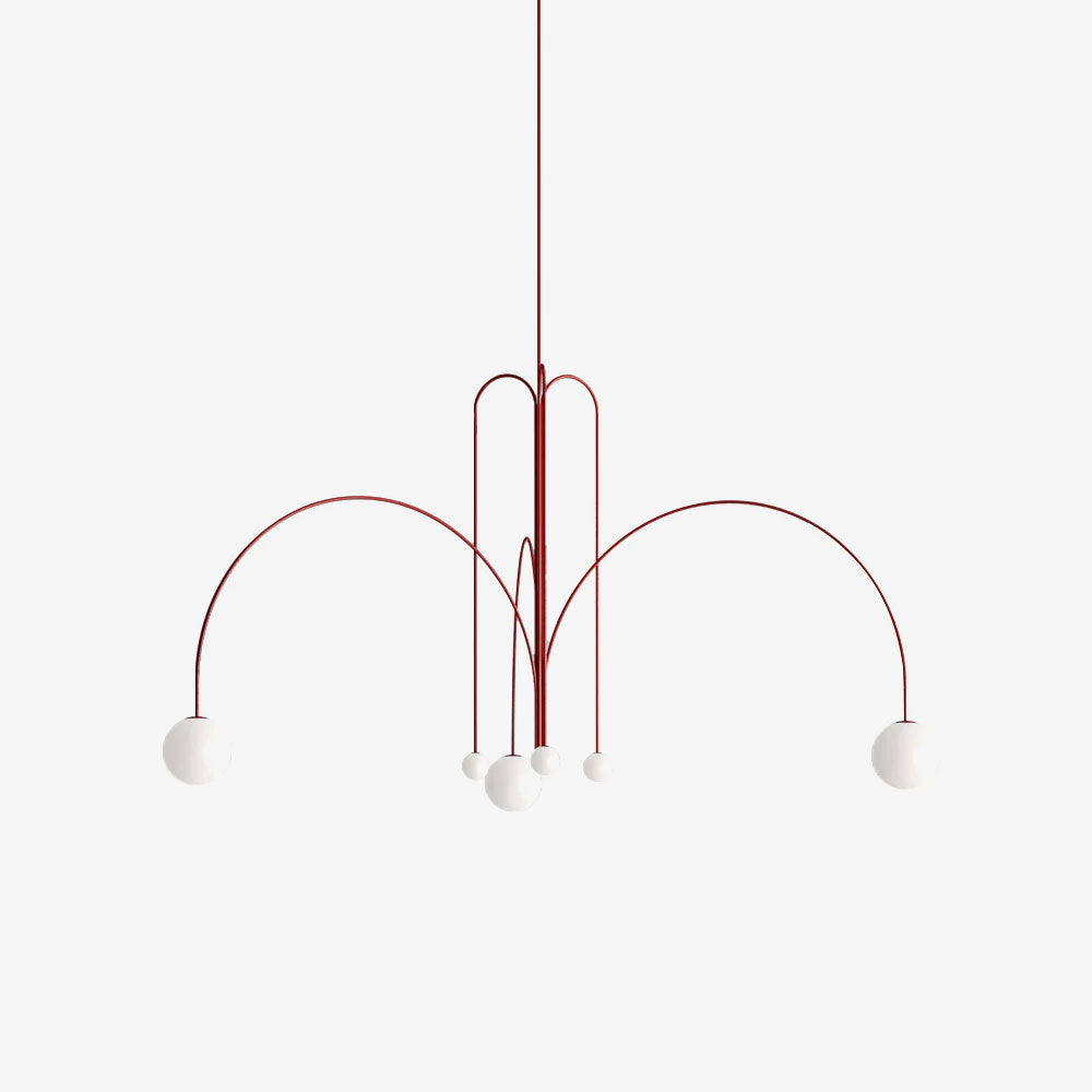 Arlina – Designer Deckenleuchte mit Glas-Kugeln