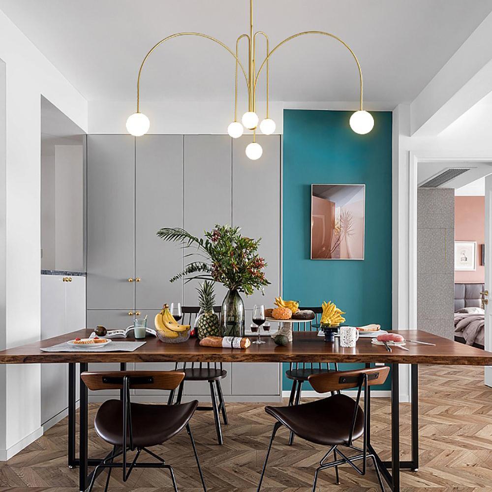 Arlina – Designer Deckenleuchte mit Glas-Kugeln