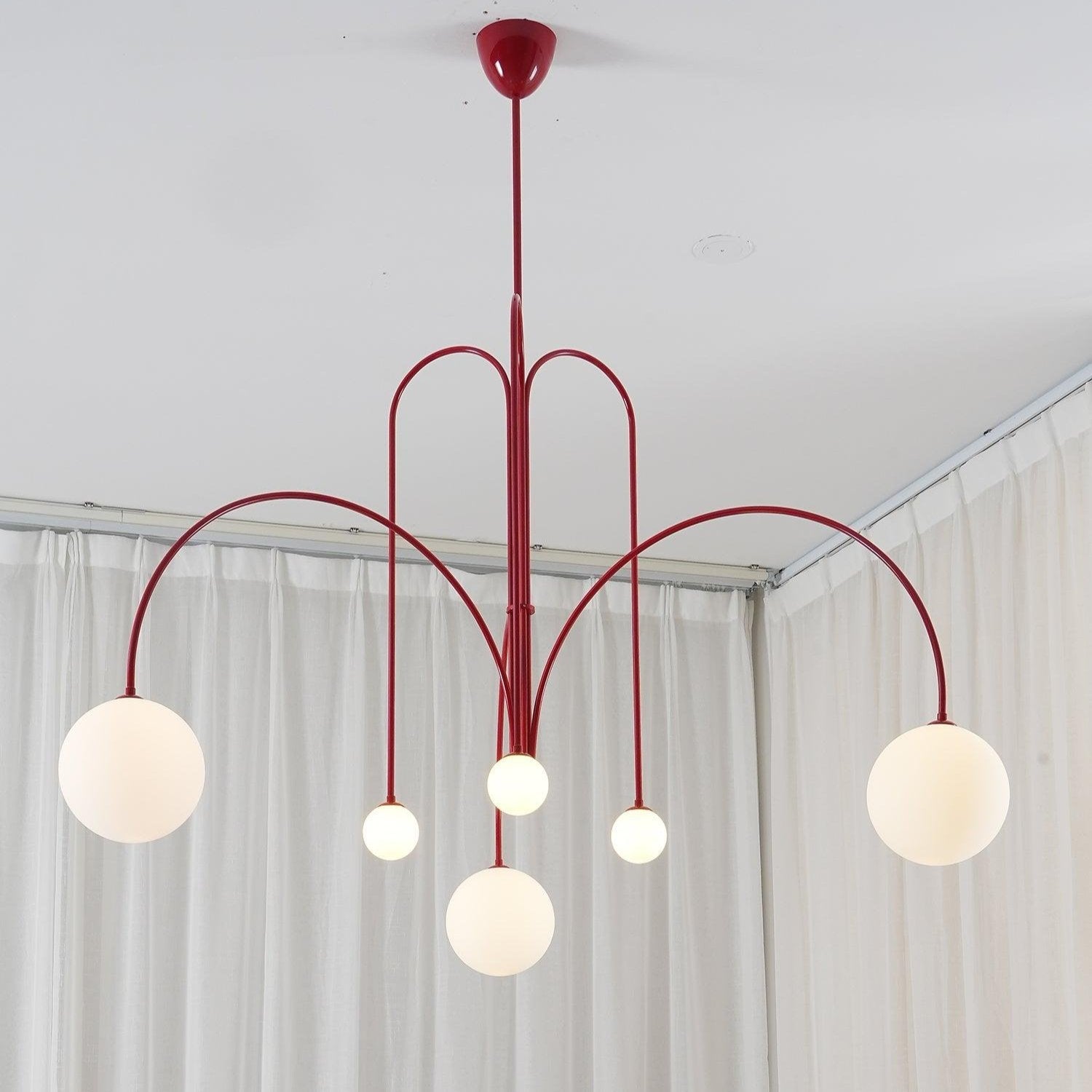 Arlina – Designer Deckenleuchte mit Glas-Kugeln