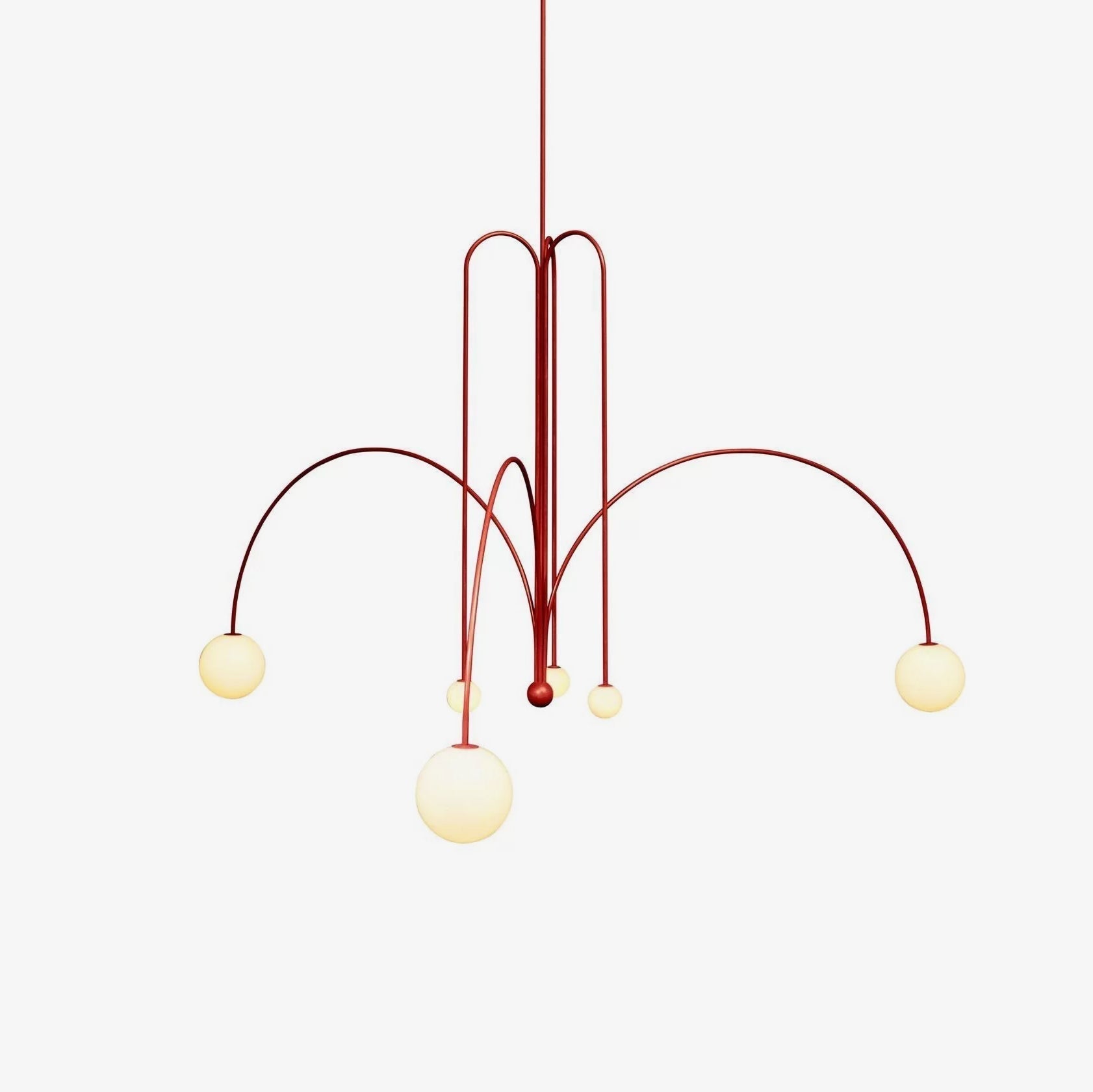 Arlina – Designer Deckenleuchte mit Glas-Kugeln