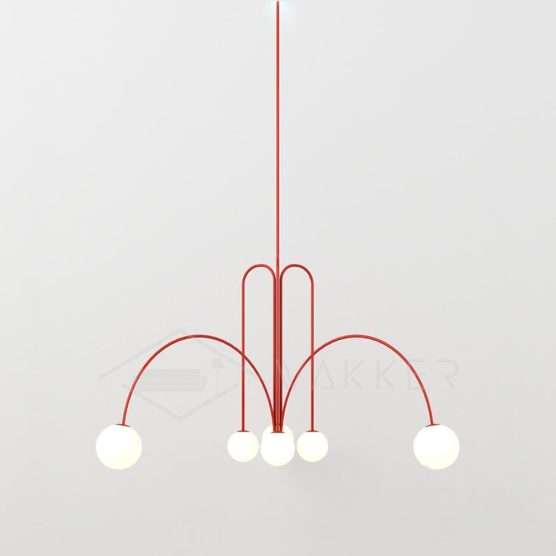 Arlina – Designer Deckenleuchte mit Glas-Kugeln