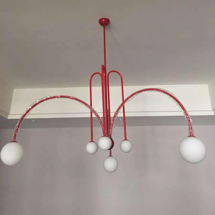 Arlina – Designer Deckenleuchte mit Glas-Kugeln