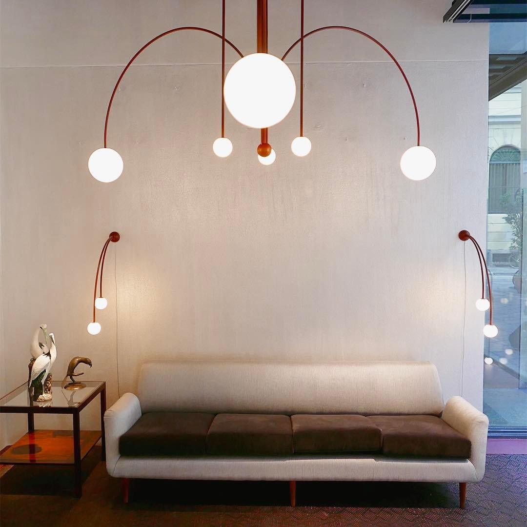 Arlina – Designer Deckenleuchte mit Glas-Kugeln