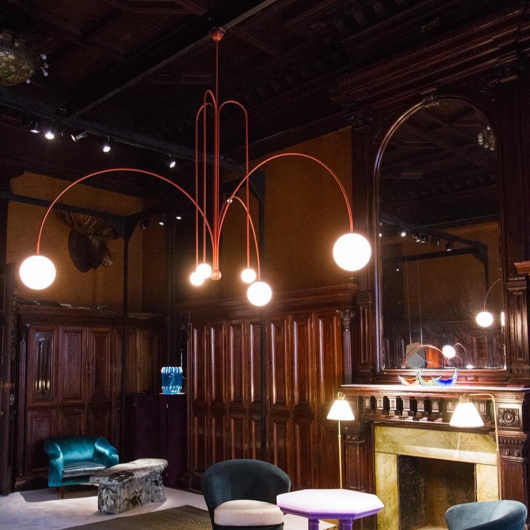 Arlina – Designer Deckenleuchte mit Glas-Kugeln