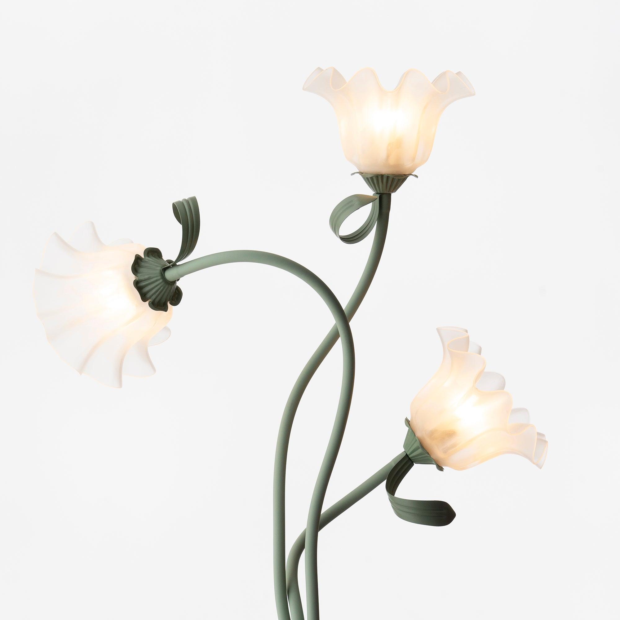 Bloomora | Blühende Design-Stehlampe
