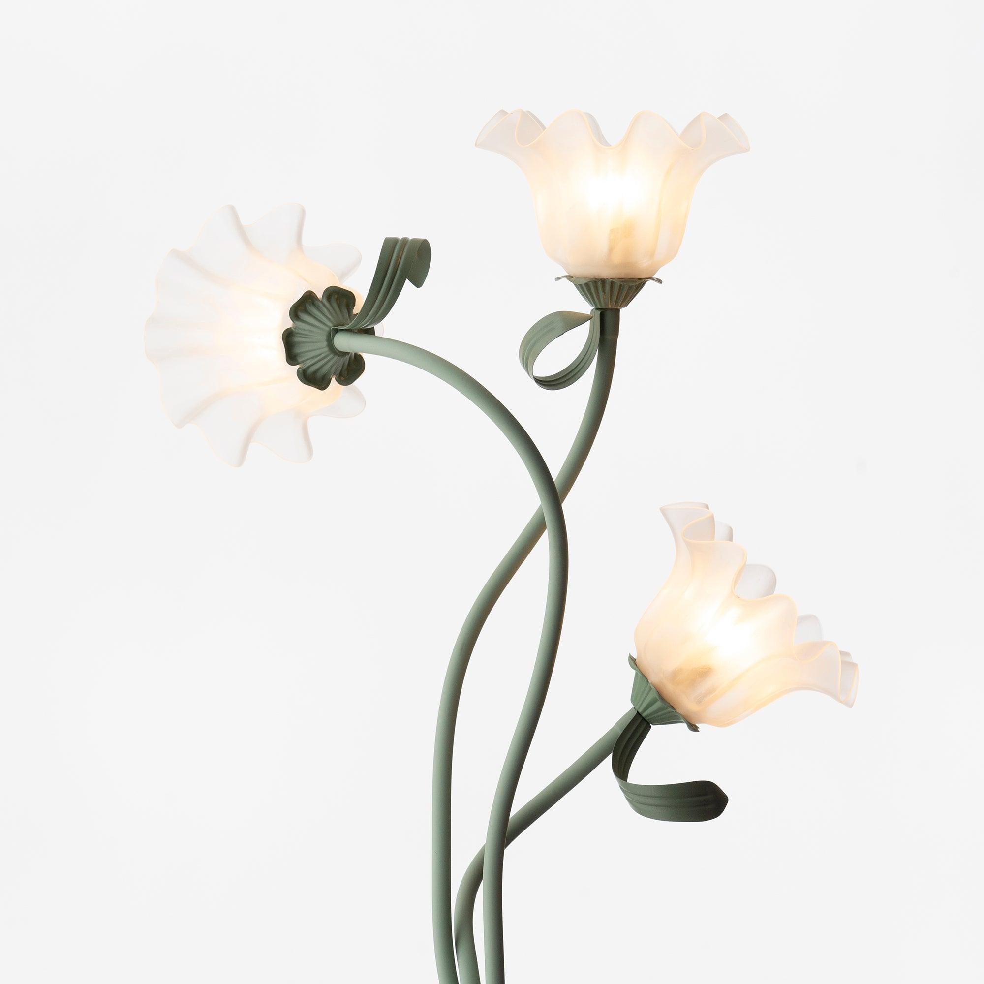 Bloomora | Blühende Design-Stehlampe